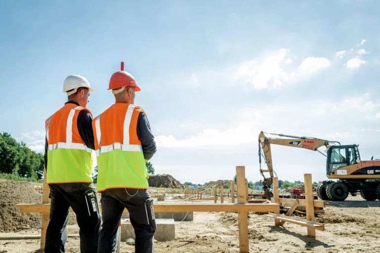 Baustelle vor der Bauendreinigung